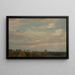 Clouds above the autumn forest - Johann Wilhelm Schirmer — framed artwork on a wall