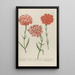 Phytanthoza iconographia Pl062 - Johann Wilhelm Weinmann — framed artwork on a wall