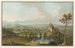 General view of the Alps and glaciers taken from Worb Castle - Johann Wolfgang Kleemann — artwork view