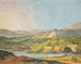Landscape painting of the south with sea, wooded hills, and a water body in the foreground - Johann Wolfgang von Goethe — artwork view