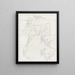 On the theory of colors Pl09 - Johann Wolfgang von Goethe — framed artwork on a wall
