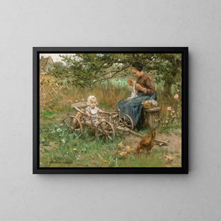 The Spring - Johann Zoetelief Tromp — framed artwork on a wall