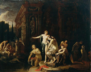 Diane et Callisto au bain - Johann von Spillenberger — artwork view