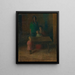 The Family at the Table - Johann von Tscharner — framed artwork on a wall