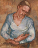 Femme aux bras croisés - Johanna Kampmann-Freund — artwork view