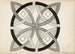 Gothic decoration flat painting with interlacing - Johanna van de Kamer — artwork view