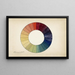 Color Wheel - Johanna van de Kamer — framed artwork on a wall