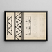 Typographic Bindings Painting - Johanna van de Kamer — framed artwork on a wall