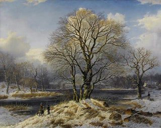 Winter Landscape - Johannes Bartholomus Duntze — artwork view