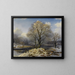Winter Landscape - Johannes Bartholomus Duntze — framed artwork on a wall