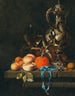 Apricots, Peaches, and Other Fruits with Glass and Pitcher - Johannes Borman — artwork view