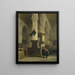 Interior of the church - Johannes Bosboom — framed artwork on a wall