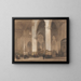 View of the Saint-Laurent Church in Rotterdam - Johannes Bosboom — framed artwork on a wall