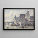 View of Koblenz - Johannes Bosboom — framed artwork on a wall