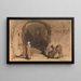 Oriental Scene Painting - Johannes Bosboom — framed artwork on a wall
