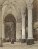 Nef south of the Great Church of The Hague - Johannes Bosboom — artwork view