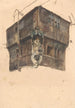 Study of the upper floor of an angled house - Johannes Bosboom — artwork view