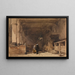 L'église Bakenesserkerk à Haarlem - Johannes Bosboom — framed artwork on a wall