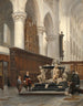 The Choir of the OLVrouwekerk of Breda with the tomb of Engelbert II of Nassau - Johannes Bosboom — artwork view
