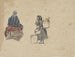 Two studies of women fishermen - Johannes Bosboom — artwork view