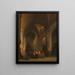 We praise you seven times a day - Johannes Bosboom — framed artwork on a wall