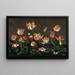 Nature morte avec tulipes - Johannes Bosschaert — framed artwork on a wall