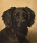Black Setter Painting - Johannes Christian Deiker — artwork view