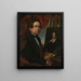 Self-portrait - Johannes Daniel Susan — framed artwork on a wall