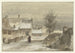 Winter Landscape with Standing Woman on Ice - Johannes Franciscus Hoppenbrouwers — artwork view