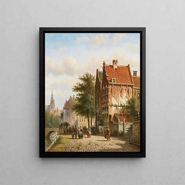 Amsterdam - Johannes Franciscus Spohler — framed artwork on a wall
