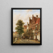 Les canaux - Johannes Franciscus Spohler — framed artwork on a wall