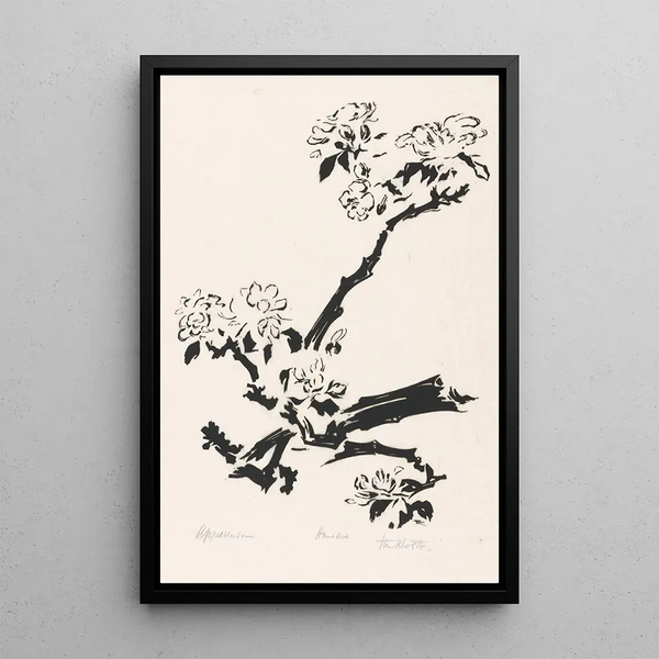 Apple Blossom Painting - Johannes Frederik Engelbert ten Klooster — framed artwork on a wall