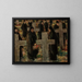 The Cemetery - Johannes Greenberg — framed artwork on a wall