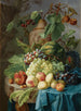 Still life with fruits on a stone table - Johannes Hendrik Fredriks — artwork view