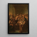 The tulip trade in 1637 - Johannes Hinderikus Egenberger — framed artwork on a wall