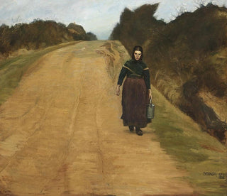 Summer Evening Painting - Johannes Kragh — artwork view