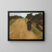 Summer Evening Painting - Johannes Kragh — framed artwork on a wall