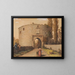 The door of Frédéric at Linz Castle - Johannes Maria Monsorno — framed artwork on a wall