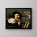 Democritus - Johannes Paulus Moreelse — framed artwork on a wall
