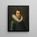 Portrait of an Officer - Johannes Paulus Moreelse — framed artwork on a wall
