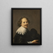 Portrait of a Man - Johannes Paulus Moreelse — framed artwork on a wall