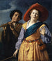 Bergère chantante avec berger - Johannes Paulus Moreelse — artwork view