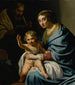 The Holy Family - Johannes Paulus Moreelse — artwork view