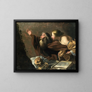 Vanity - Johannes Paulus Moreelse — framed artwork on a wall