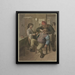 The Village Dentist - Johannes Pieter de Frey — framed artwork on a wall