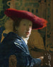 The Girl with the Red Hat - Johannes Vermeer — artwork view
