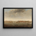 Vue de Cochin sur la côte de Malabar en Inde - Johannes Vinckboons — framed artwork on a wall