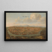 View of Judea, the capital of Siam - Johannes Vinckboons — framed artwork on a wall