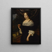 Portrait of a lady - Johannes Vollevens — framed artwork on a wall