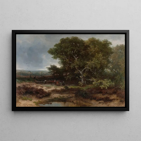 La Lande près de Wolfheze - Johannes Wernardus Bilders — framed artwork on a wall